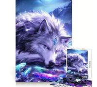 Puzzle Adulte Alpha des Loups (1000 pièces) Exercice Intelligent, détente et Moments de Relaxation Bords précis pour Les fêtes (38x52cm)