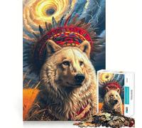 Puzzle Adulte American Dog 1000 pièces Jeu de mémoire Amusant Assemblage Stable,pièces Qui ne bougent Pas Format Compact Idéal pour des Moments de Jeu en Famille (38x26cm)