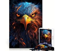Puzzle Adulte American Eagle Pride Fire 1000 pièces Exercice Intelligent, détente et Moments de Relaxation Bords précis pour Les fêtes (38x26cm)