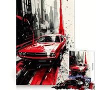 Puzzle Adulte American Muscle 1000 pièces Exercice Intelligent, détente et Relaxation Bords précis Idée Cadeau pour Les fêtes (38x52cm)