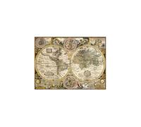 Puzzle Adulte Ancienne Carte Du Monde - Collection Pays - 3000 Pieces - CLementoni