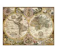 Puzzle adulte ancienne carte du monde - collection pays - 3000 pieces - clementoni multicolore G
