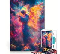 Puzzle Adulte Ange de Lumière 1000 pièces Jeu de mémoire Amusant Assemblage Stable,pièces Qui ne bougent Pas Format Compact Idéal pour des Moments de Jeu en Famille (50x75cm)