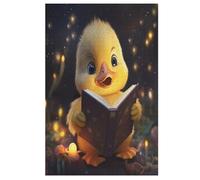 Puzzle Adulte Animal Canard 1000 Pièces pour Enfants À Partir De 12 Ans Puzzles en Bois Casse-tête 78×53cm