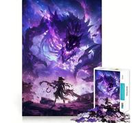 Puzzle Adulte Anime Fight of Demons 1000 pièces Jeu de réflexion Cadeau Découpe de Haute précision Activité relaxante à Faire en Groupe à l'intérieur (50x75cm)
