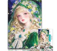 Puzzle Adulte Anime Girl 1000 pièces pour Adultes et Adolescents, Staycation Kill Time, améliore l'amour Entre Couples 50x75cm