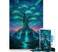 Puzzle Adulte Arbre de Vie Mystique 1000 pièces Jeu de réflexion et de détente Design élégant (38x52cm)