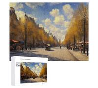 Puzzle Adulte Autumnal Avenue in Paris, 500 PCS