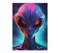 Puzzle Adulte avec Motif Alien Head Front View, 500 PCS