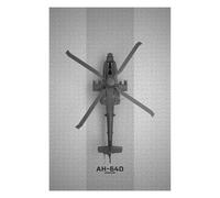 Puzzle Adulte avec Motif Apache AH 64D, 1000 PCS | Cadeau de fin d'année pour adulte : activité pour une soirée calme sur plusieurs sessions.