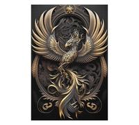 Puzzle Adulte avec Motif Apex Golden Phoenix, 1000 PCS