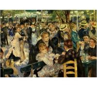 Puzzle Adulte Bal du Moulin de la Galette - 3000 Pieces - Set Collection Peinture Renoir et 1 Carte Tigre