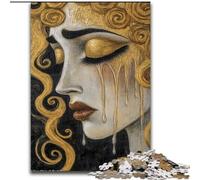 Puzzle Adulte Beau Visage de la déesse 1000 pièces, Jeu Difficile et Stimulant, Jeu Familial, Interaction Parent-Enfant (50x75cm)