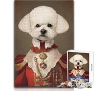 Puzzle Adulte Bichon Frisé (1000 pièces) - Jeu d'éveil Amusant et Original - 50x75cm