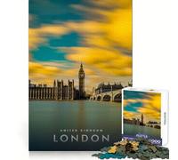 Puzzle Adulte Big Ben Londres 1000 pièces Détente et mémoire Assemblage sécurisé Idée Cadeau de Noël chaleureuse (50x75cm)