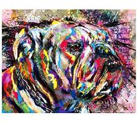 Puzzle adulte - bouledogue français aquarelle - 2000 pièces Jigsaw Puzzle jouet jeu pour enfants d'âge préscolaire apprentissage éducation famille 70 X 100 cm