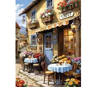 Puzzle Adulte Boutiques de Rue, DIY Jigsaw Puzzle 1200 pièces Adultes 75x50cm, Divertissement Créatif, Détente & Relaxation Puzzles de Qualité Supérieure Cadeau
