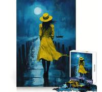 Puzzle Adulte Brise Nocturne 1000 pièces Sharp Logic Jouet Anti-Stress Découpe précise Pièce de Collection (38x52cm)