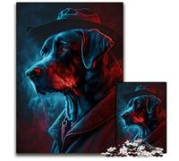 Puzzle Adulte « Canine Crime Solver » 1 000 pièces, Puzzle Stimulant, soirée de Jeux en Famille, décoration à Faire soi-même, 26x38cm/10,23x14,96 Pouces