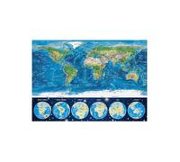 Puzzle Adulte Carte Du Monde 1000 Pieces - Puzzle Neon / Phosphorescent - Educa