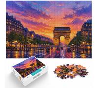 Puzzle Adulte Champs Elysees Paris Night Scene 1000pcs (38x26cm) Défi | Pour un loisir concentré : ce puzzle adulte 1000 pièces offre une façon agréable de se détendre à la maison.