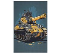 Puzzle Adulte Char d'assaut 1000 Pièces pour EnfFourmis À Partir De 12 Ans Puzzles en Bois Casse-tête 78×53cm
