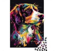 Puzzle Adulte Chien Breton, Puzzle éducatif pour Adultes, 1000 pièces (38 x 26 cm)