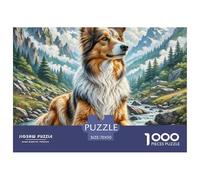 Puzzle Adulte Chien de Berger polonais des Basses terres1000 Pièces Défi Jouet Puzzle Décoratif Scenic Scene Theme Puzzles Cadeaux pour Les Mères pour Adultes Enfants 70x50cm/1000pcs