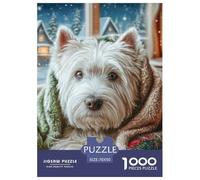 Puzzle Adulte Chien de Compagnie mignon1000 Pièces Jeu Éducatif Puzzle Décoratif Motif de Chien Puzzles Cadeaux pour Femmes pour Adultes Et Enfants À Partir De 12 Ans 70x50cm/1000pcs
