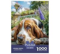 Puzzle Adulte Chien mignon1000 Pièces Jeu Éducatif Puzzle Décoratif Dog Pattern Puzzles Cadeaux pour Hommes pour Adultes Enfants 52x38cm/1000pcs