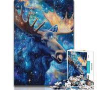 Puzzle Adulte Ciel étoilé 1000 pièces, Jeu Familial Difficile, Anti-Stress, défi Difficile, Superbes Cadeaux et Jouets 38x26cm