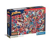 Puzzle adulte - CLEMENTONI - IMPOSSIBLE SPIDERMAN - 1000 pièces - Dessins animés et BD - Poster inclus