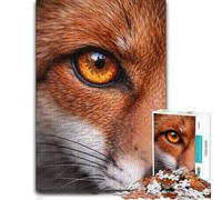 Puzzle Adulte Close-up of A Red Fox Eye, 500 PCS