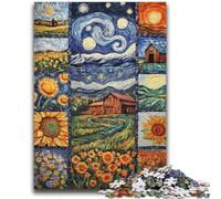Puzzle Adulte Collage Tournesol 2000 pièces, Difficile à réaliser mais Amusant et Humoristique, Cadeau d'anniversaire, Cadeaux, décoration Murale (70x100cm)