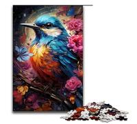 Puzzle Adulte coloré psychédélique Esprit Animal Moineau Puzzles 1000 pièces Puzzle en Bois pour Enfants de 12 Ans et Plus Jeu Stimulant 1000 pièces (75 x 50 cm)