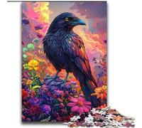 Puzzle Adulte Corbeaux et Fleurs 2000 pièces, Jeu Familial Anti-Stress, défi Difficile, Superbes Cadeaux et Jouets (70x100cm)