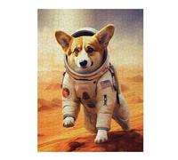 Puzzle Adulte Corgi Mars, Format 500 PCS | Pendant le puzzle : Cadeau puzzle: progression pièce après pièce avec un objectif clair le w nd.