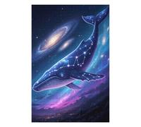 Puzzle Adulte Cosmic Whale Constellation in The Starry Galaxy Sky, 1000 PCS