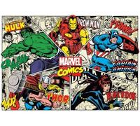 Puzzle Adulte DC Comics : Hulk Iron Man Captain Thor Black Window - 1000 Pieces - Collection Super Heroes + 1 Carte Tigre