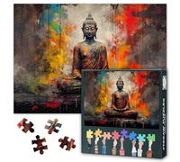Puzzle adulte de 1000 blocs, puzzle zen Bouddha pour adultes, puzzle pour adultes ou jouets pour amis plus âgés, 50 x 70 cm