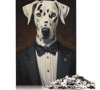 Puzzle Adulte de 1000 Pièces, Chien Maltais en Kimono, Puzzle Adulte, Puzzles Adultes, 1000 Pièces(75x50cm)