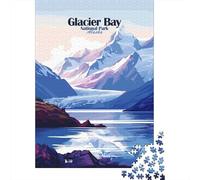 Puzzle Adulte De 1000 Pièces, Glacier Bay National Park Alaska, 38x26cm/1000pcs, Pièces Blanches Faciles À Trier; À Reprendre Dès Que Le Temps Le Permet