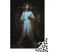 Puzzle Adulte De 1000 Pièces, Jesus, 70x50cm/1000pcs, Pièces Blanches pour Un Tri Ordonné; À Compléter en Plusieurs Sessions