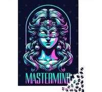 Puzzle Adulte De 1000 Pièces, Mastermind Fantasy, 70x50cm/1000pcs; Pièces Blanches avec Peu De Poussière; Loisir De Table pour La Famille