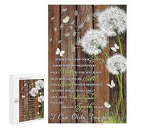 Puzzle Adulte de 1000 pièces - Poster « Pissenlits entourés de ta Gloire pour décorer Un Mur de Cuisine ou pour des fêtes de Famille -70 x 100 cm