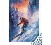 Puzzle Adulte De 1000 Pièces, Thrilling Descent, 52x38cm/1000pcs, Carton Blanc Lisse pour Un Tri Simple; À Poursuivre sans Se Presser