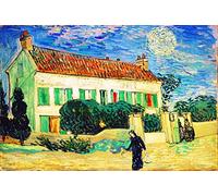 Puzzle adulte de 1500 pièces - Maison étoile de Van Gogh - Puzzle de 1500 pièces pour adultes et enfants - Puzzle éducatif pour décoration de la maison