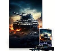 Puzzle Adulte de Char Tiger Panzer, 1000 pièces, Casse-tête, Passe-Temps à la Maison, Assemblage d'image, Cadeau mémorable 38x26cm