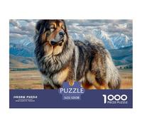 Puzzle Adulte Difficile 1000 Pièces Chien Mignon - Chien Métis de Grande Taille dans Une Vallée, Jeu Éducatif de Détente, Idée de Cadeau, 52x38cm