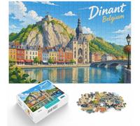 Puzzle Adulte Dinant, Belgium Travel 1000pcs (52x38cm) Défi | Pour les passionnés de puzzles à Noël : ce puzzle adulte 1000 pièces convient aux soirées tranquilles de l'Avent.
